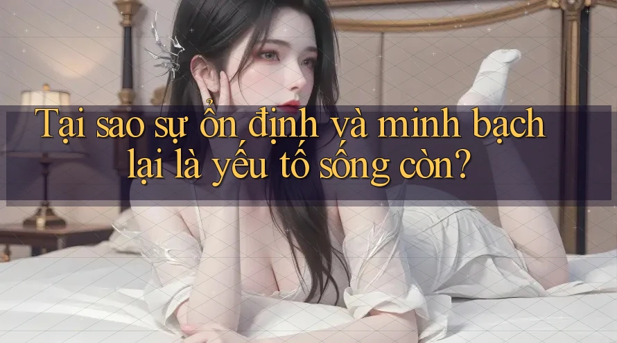 Tại sao sự ổn định và minh bạch lại là yếu tố sống còn? Tại sao sự ổn định và minh bạch lại là yếu tố sống còn?